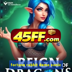 fortune rabbit demo sonic